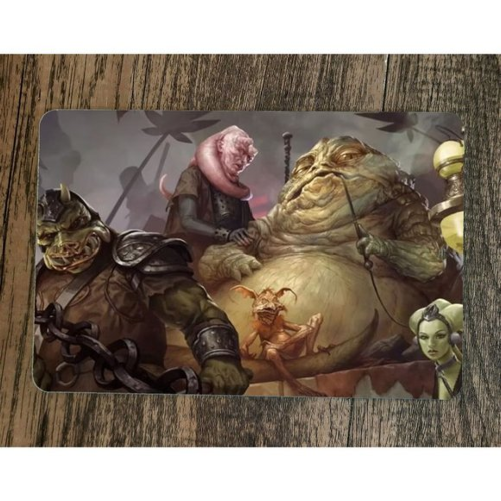 Star Wars Jabba The Hutt Bib Fortuna‎ 8x12 Metal Wall Sign Poster